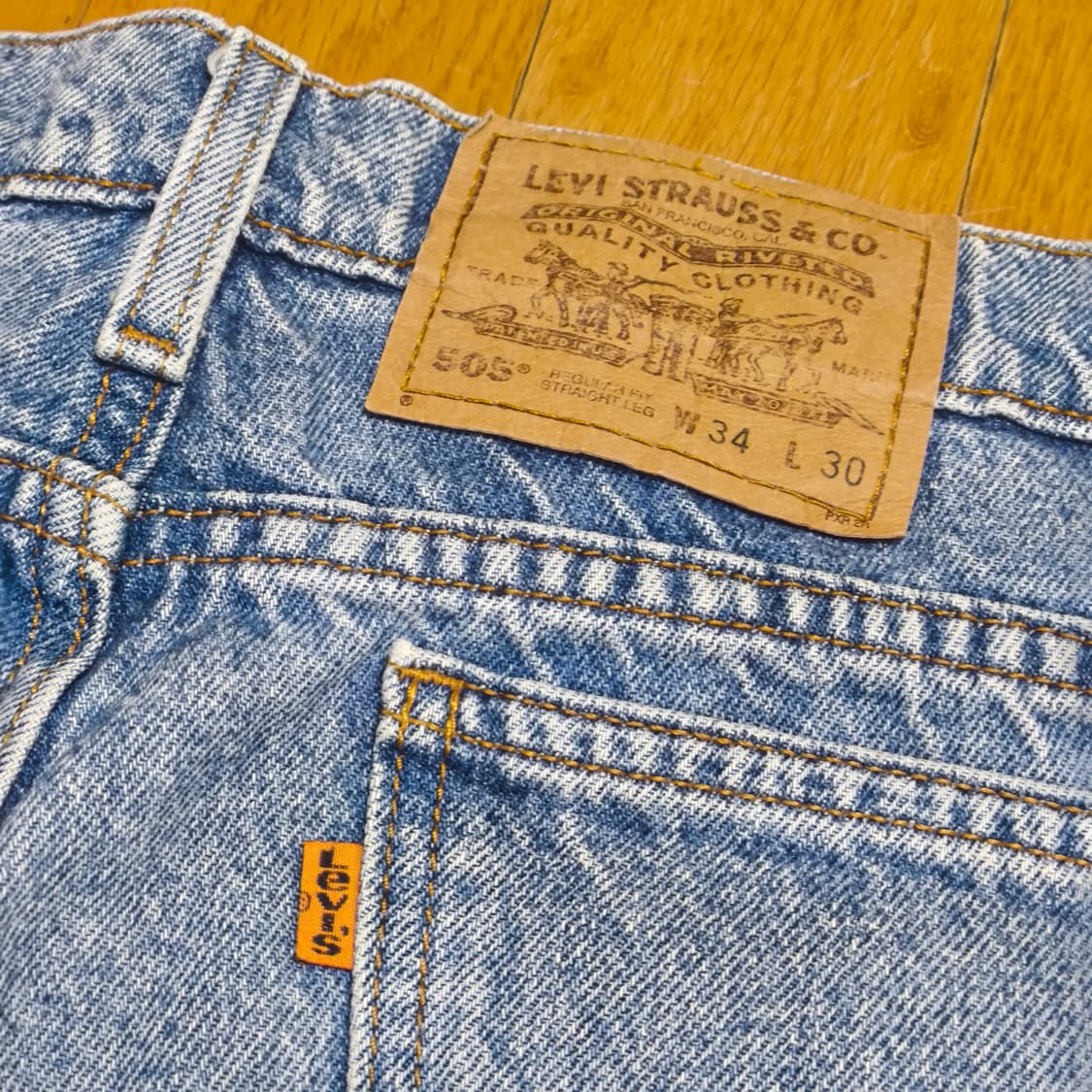 [34] 리바이스 505 오렌지탭 레귤러 핏 상품이미지5