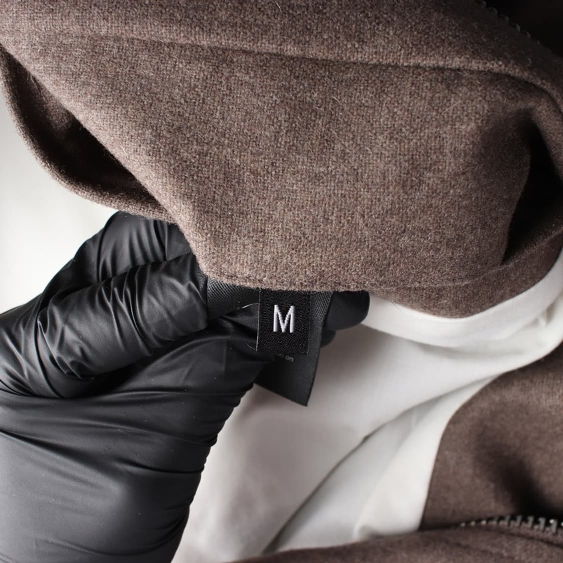 COOR 울 블렌드 브라운 미니멀 블루종 M 상품이미지7