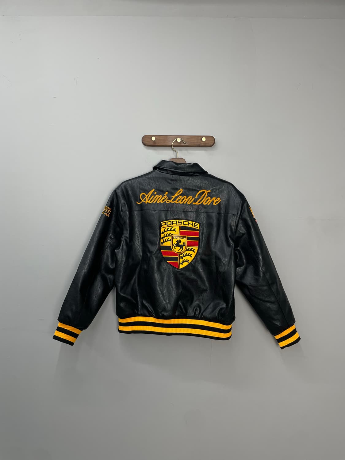포르쉐 빅패치로고 레더자켓 H1383 상품이미지6