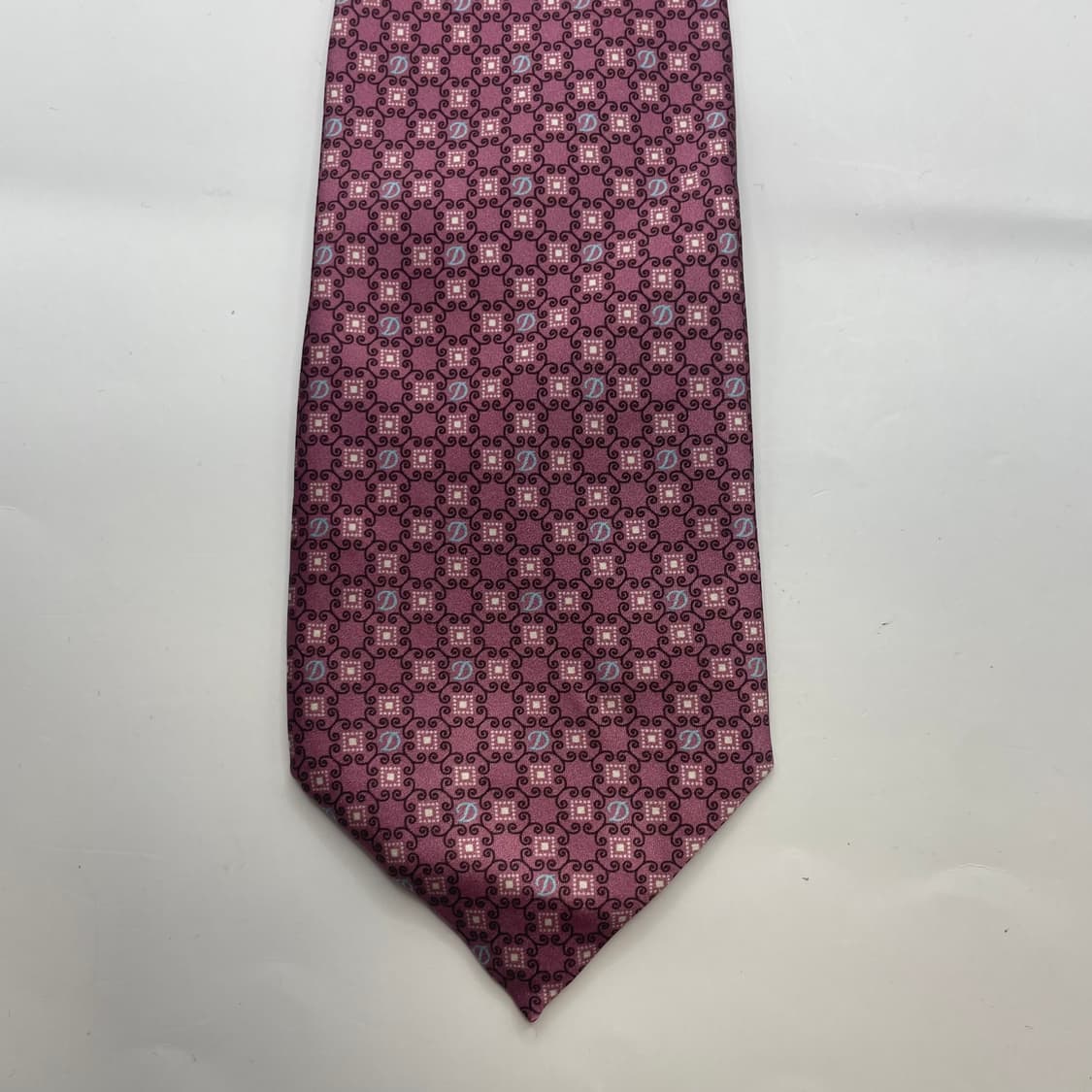 763) (S.T DUPONT) 듀퐁 패턴 넥타이 상품이미지3