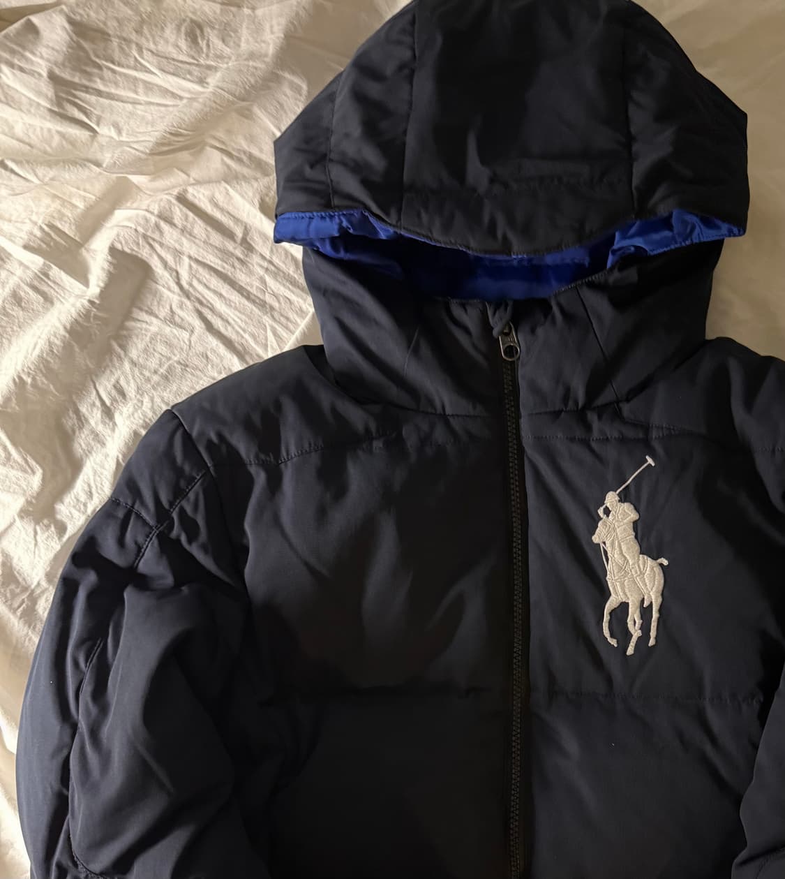 폴로 빅포니 패딩 네이비 상품이미지1