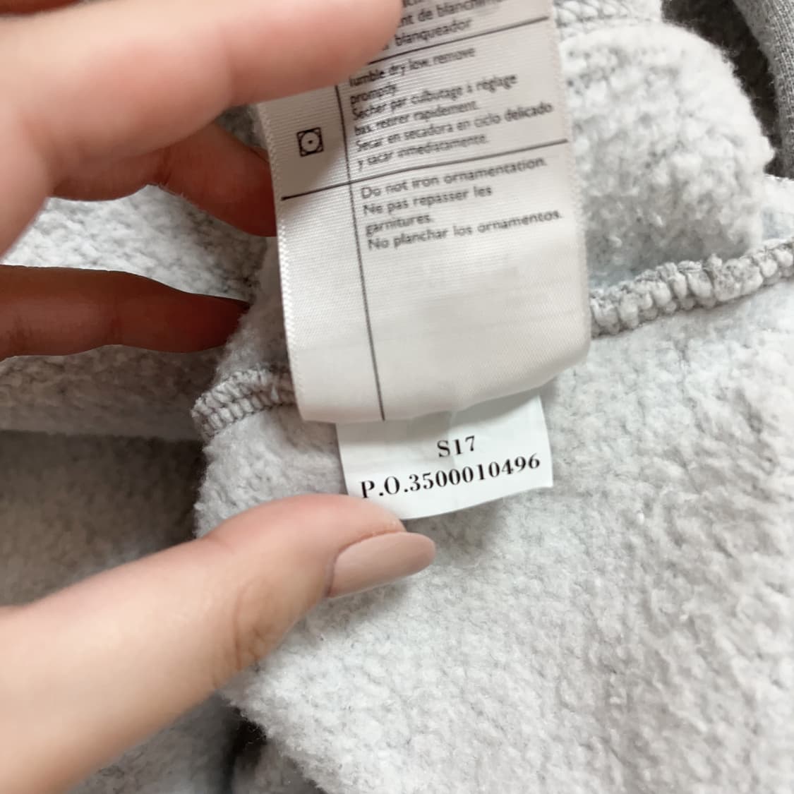 [정품] 칼하트 그레이 사이드라인 후드티 [ S ] 상품이미지6