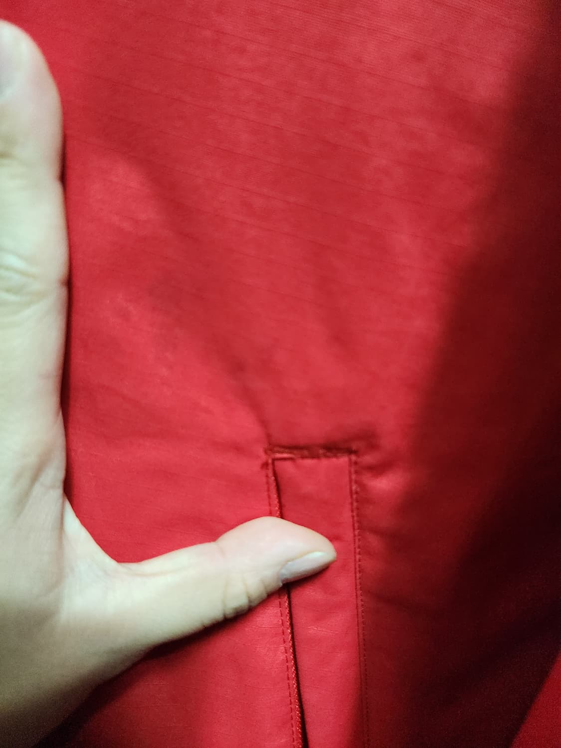 컬럼비아 백로고 레드 코치 자켓 상품이미지4