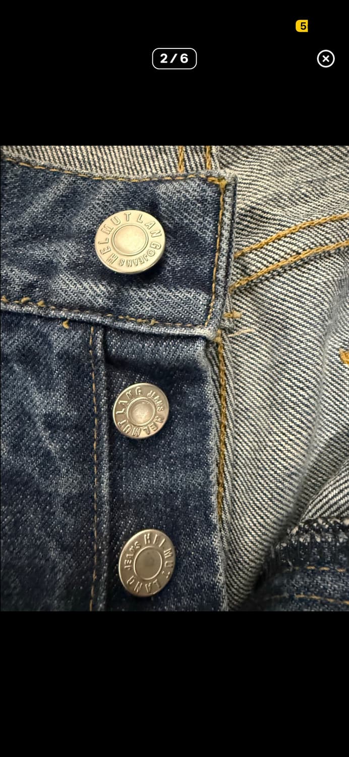 98s Helmut Lang Archive boot cut denim 상품이미지2