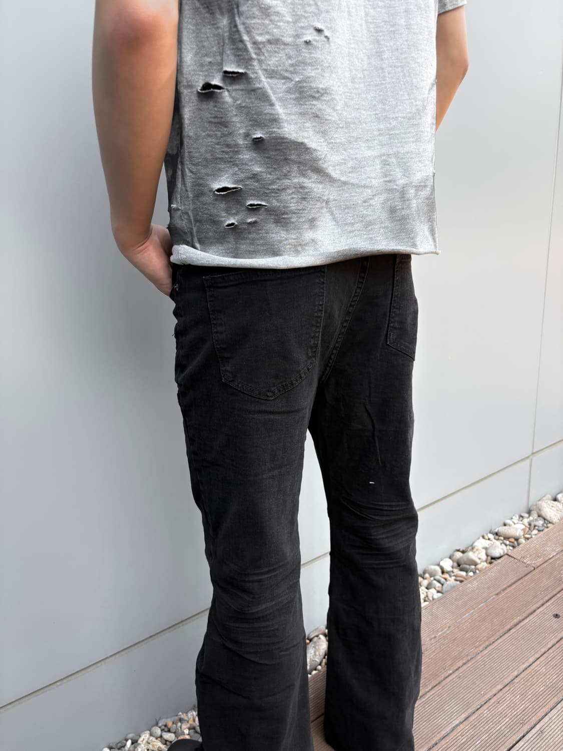 Custom graffiti skeleton distressed tee 상품이미지10