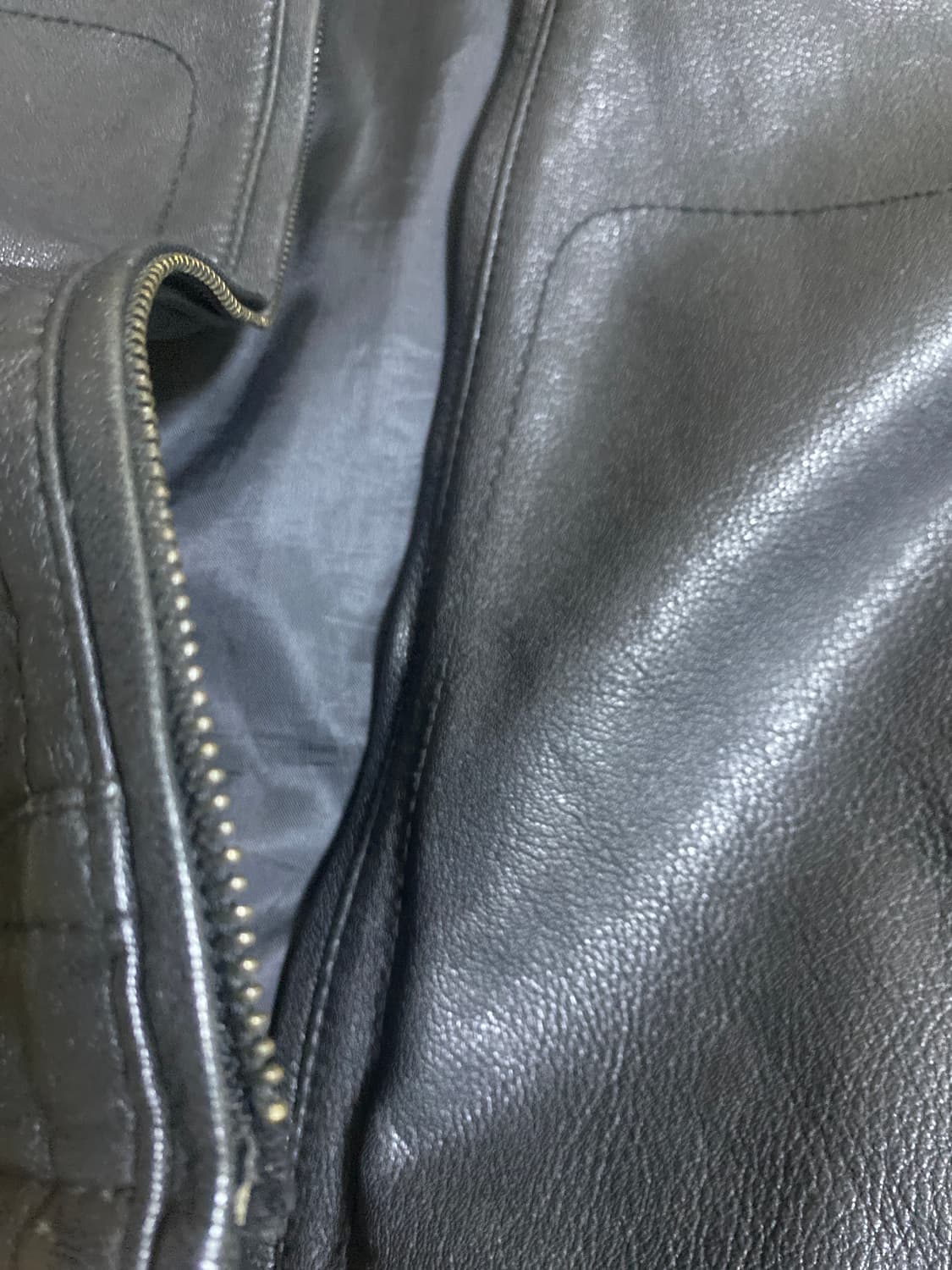 캘빈클라인 염소가죽 레더자켓 상품이미지5