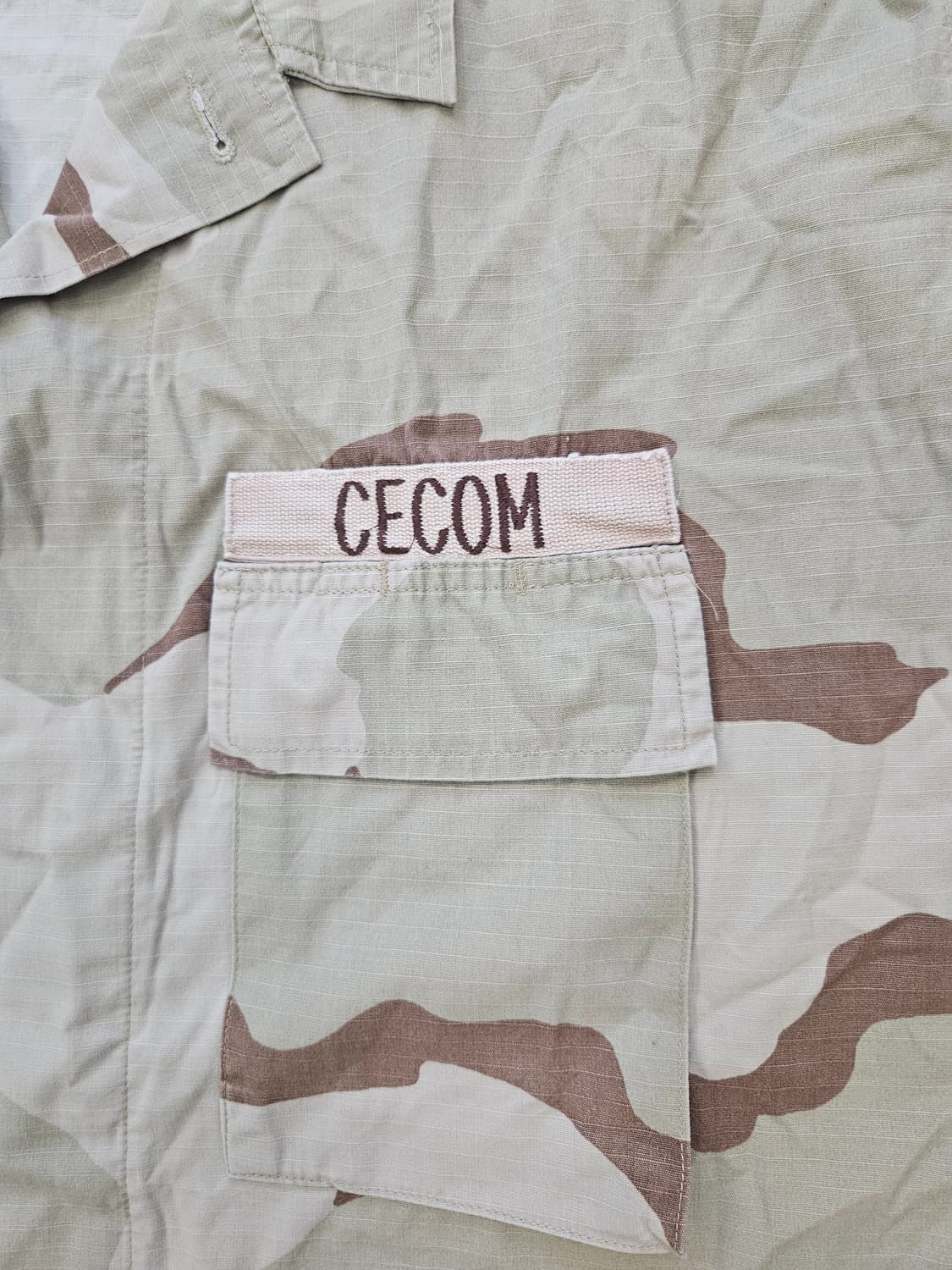 [최종할인] 00' 미육군 사막3색 립스탑 BDU XLARGE 110 상품이미지7