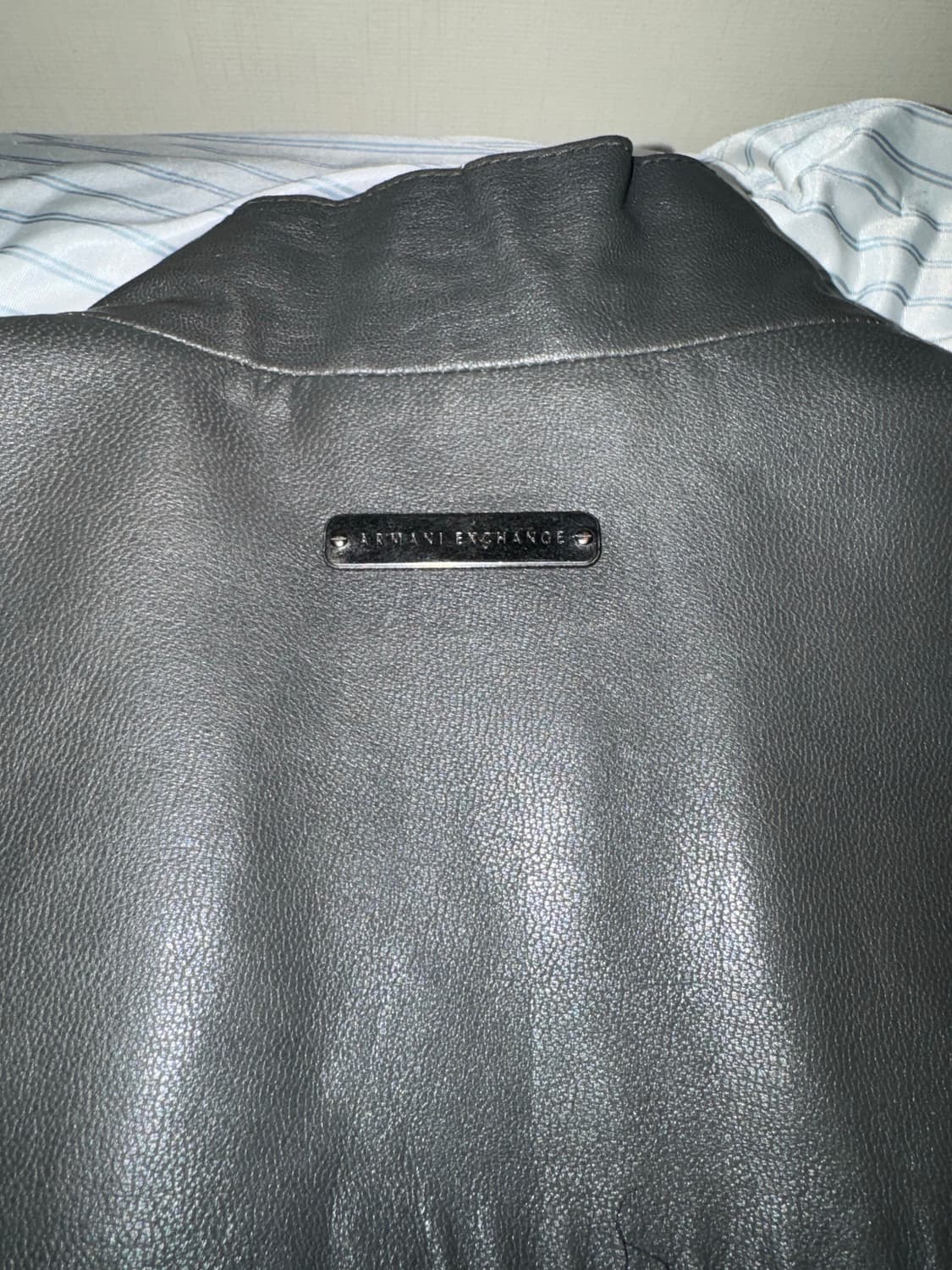 아르마니 익스체인지 고트레더 자켓 상품이미지5
