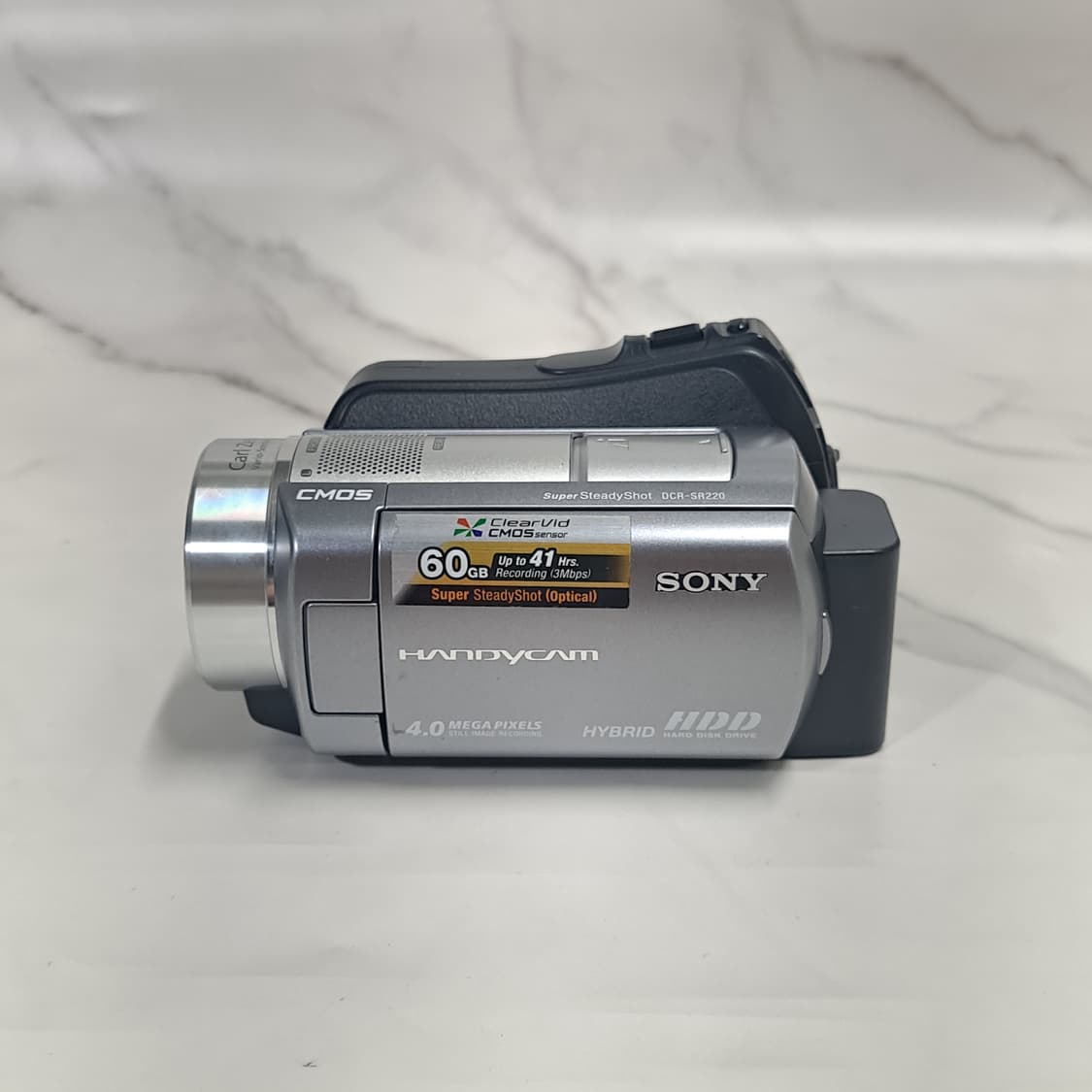 풀박스 소니 DCR-SR220 60Gb 내장 실버 빈티지 핸디캠 상품이미지3