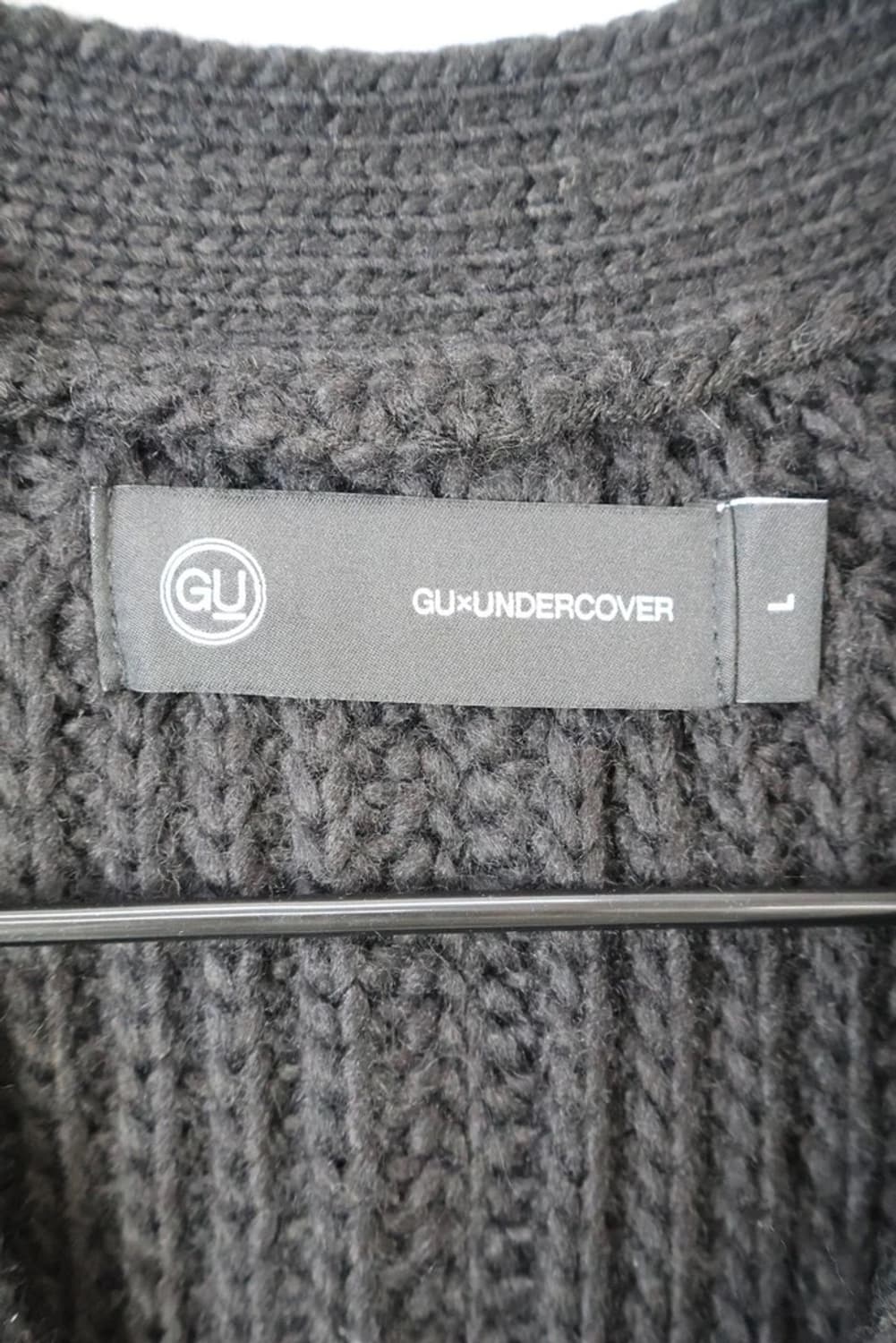 GU x UNDERCOVER Black Knit Cardigan 상품이미지6