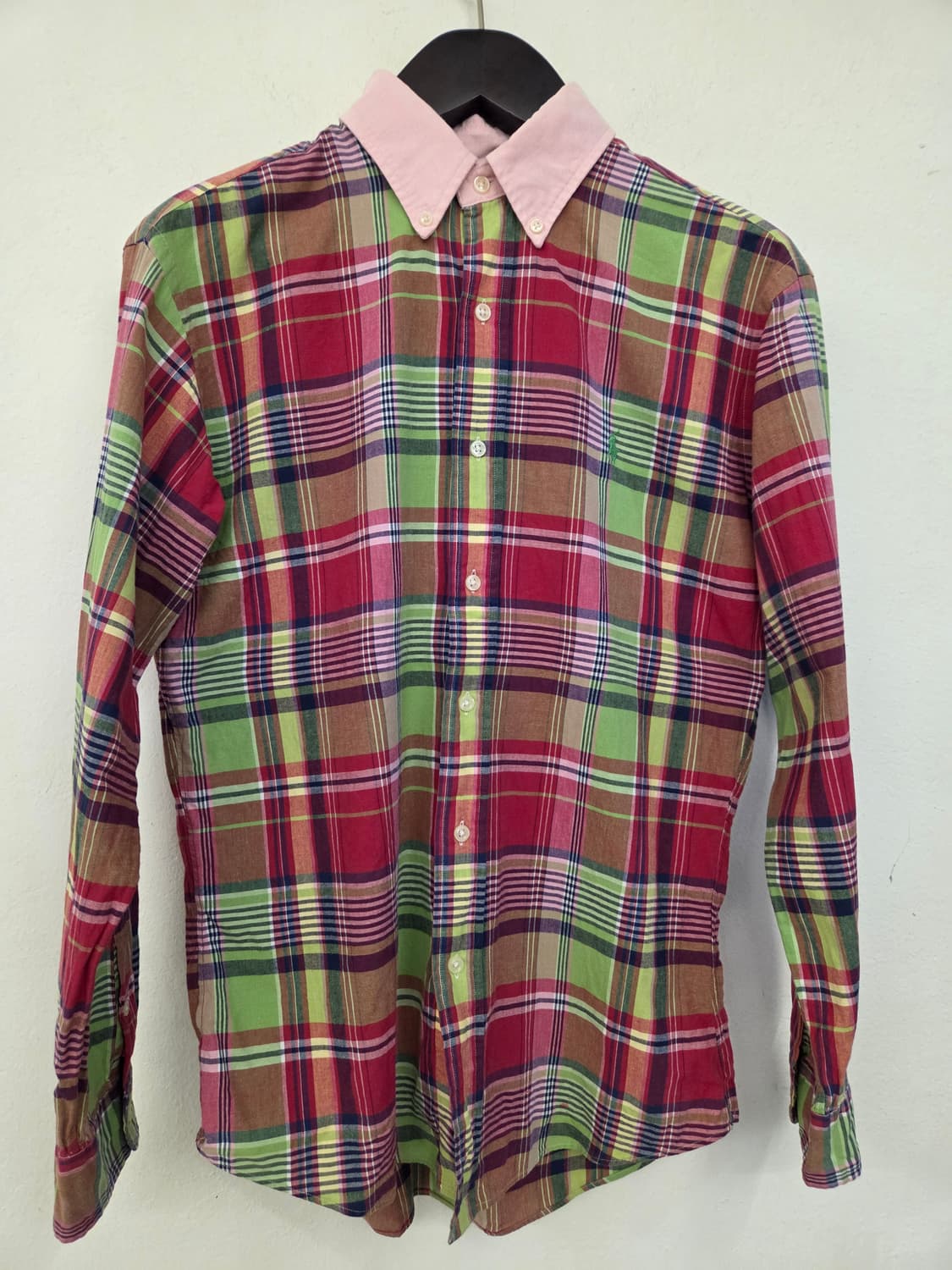 폴로 체크 남방 L 상품이미지1