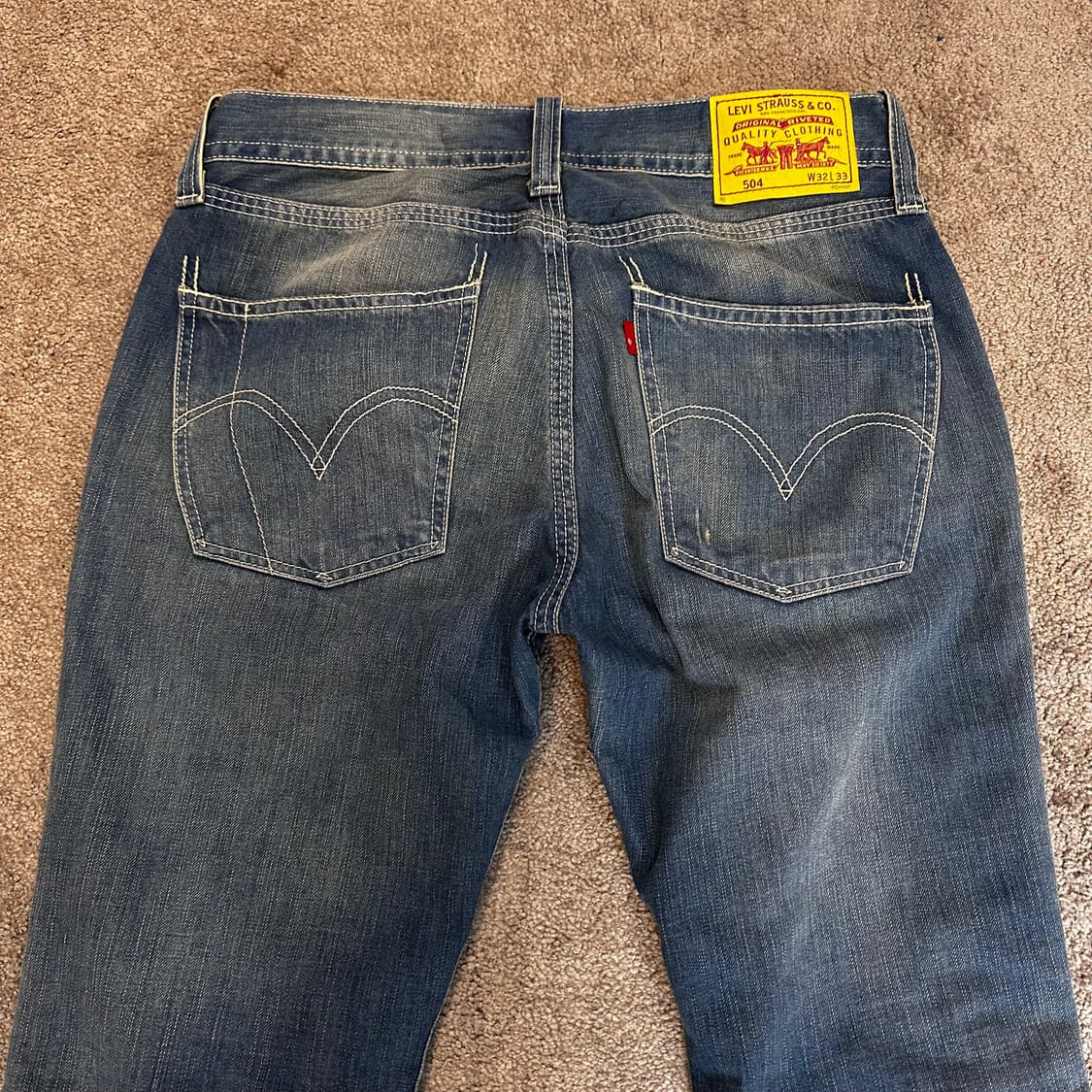 리바이스504 빈티지 페이드 데님 팬츠(32) 상품이미지8