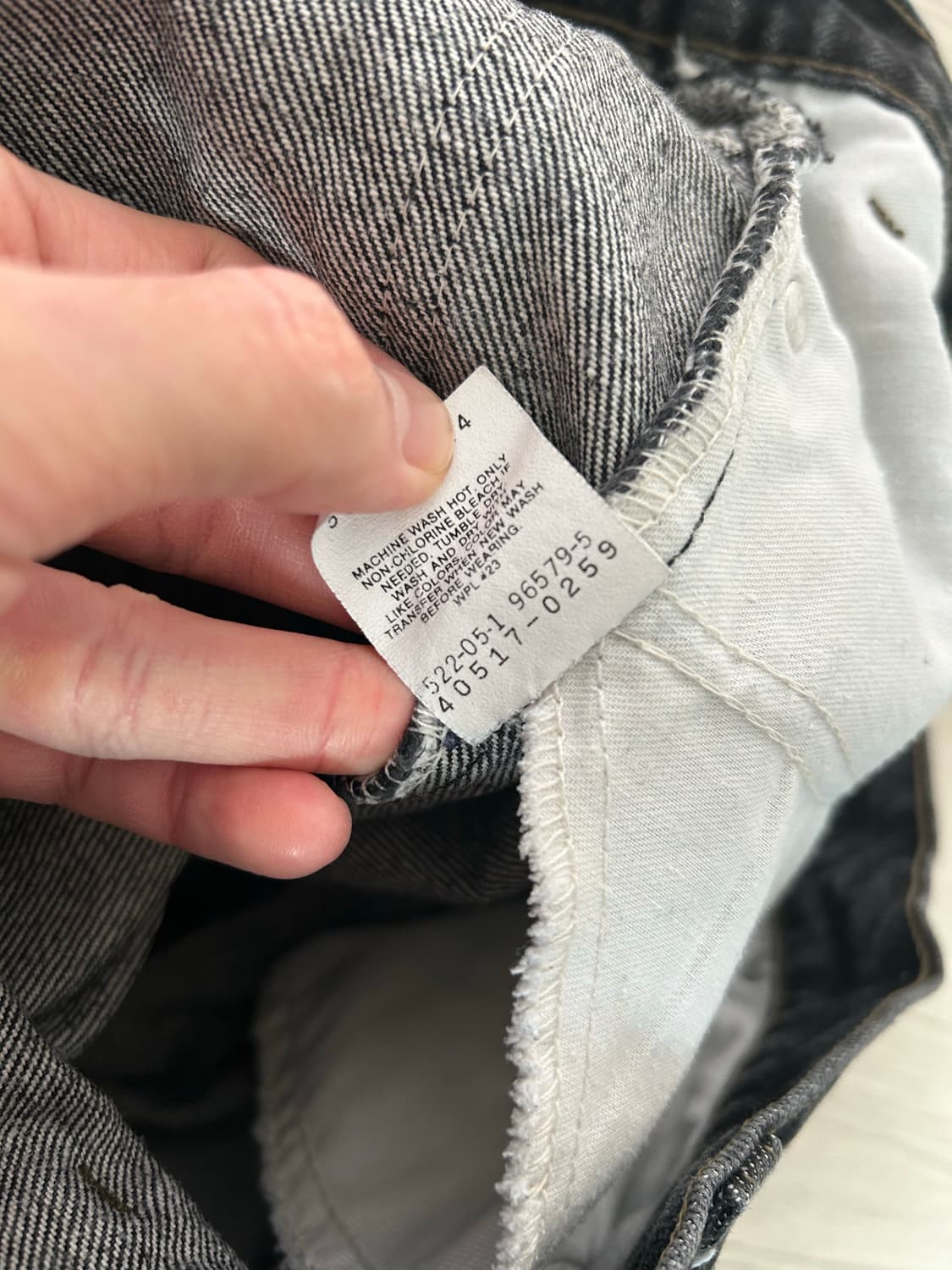 빈티지 리바이스 517 90s usa 블랙 상품이미지5