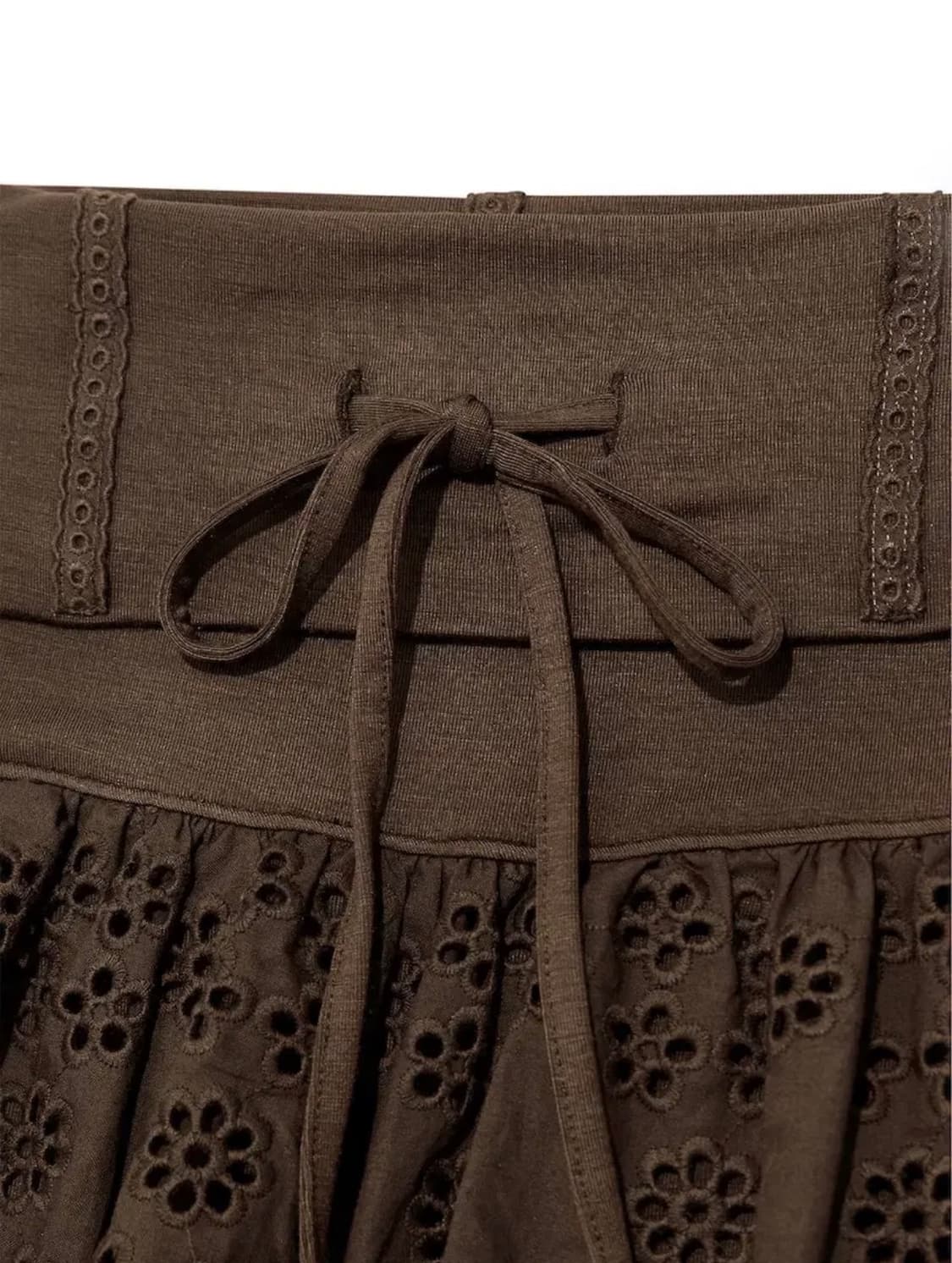 {정가 15.8} 글로니 나오미 벨트 미니 스커트 브라운 S 상품이미지5