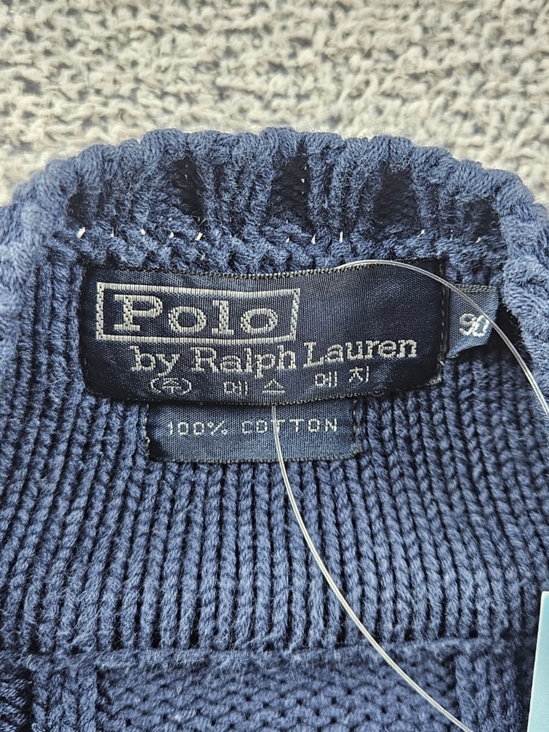 90's 폴로랄프로렌 브이넥 크리켓 스웨터 니트 ( 90 )/ 10878 상품이미지9