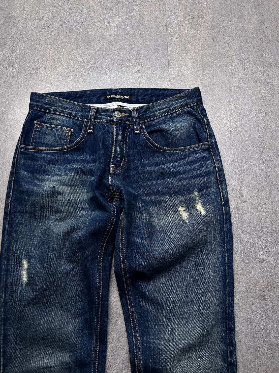 돌체앤가바나 롱 스트레이트 데님 팬츠 상품이미지4