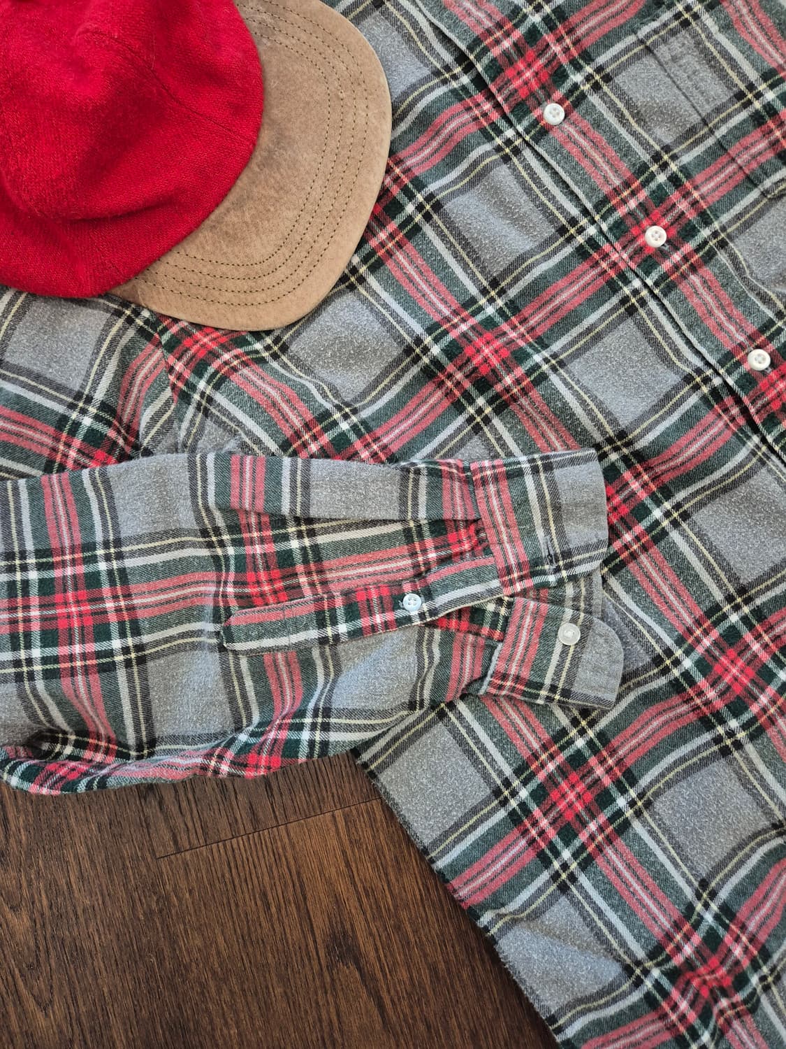 LL BEAN Tartan Check Flannel  Shirt 상품이미지4