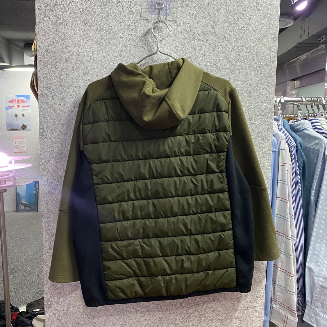 폴로랄프로렌 포니로고 패디드 테크 풀집 카키 자켓 B4213 상품이미지5