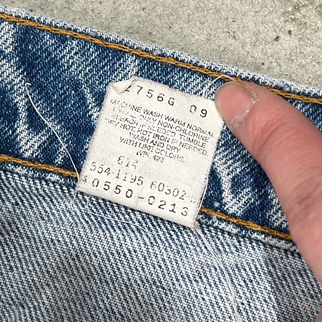 usa 리바이스 550 오렌지탭 데님팬츠 s10143 상품이미지7