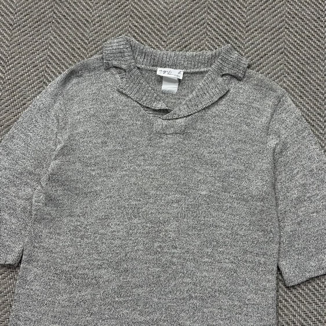 아네스베 하프 카라 니트 v2214 상품이미지3