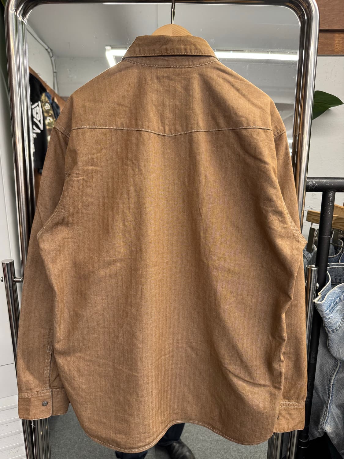 japanese vintage Dogman 워크 셔츠 상품이미지4