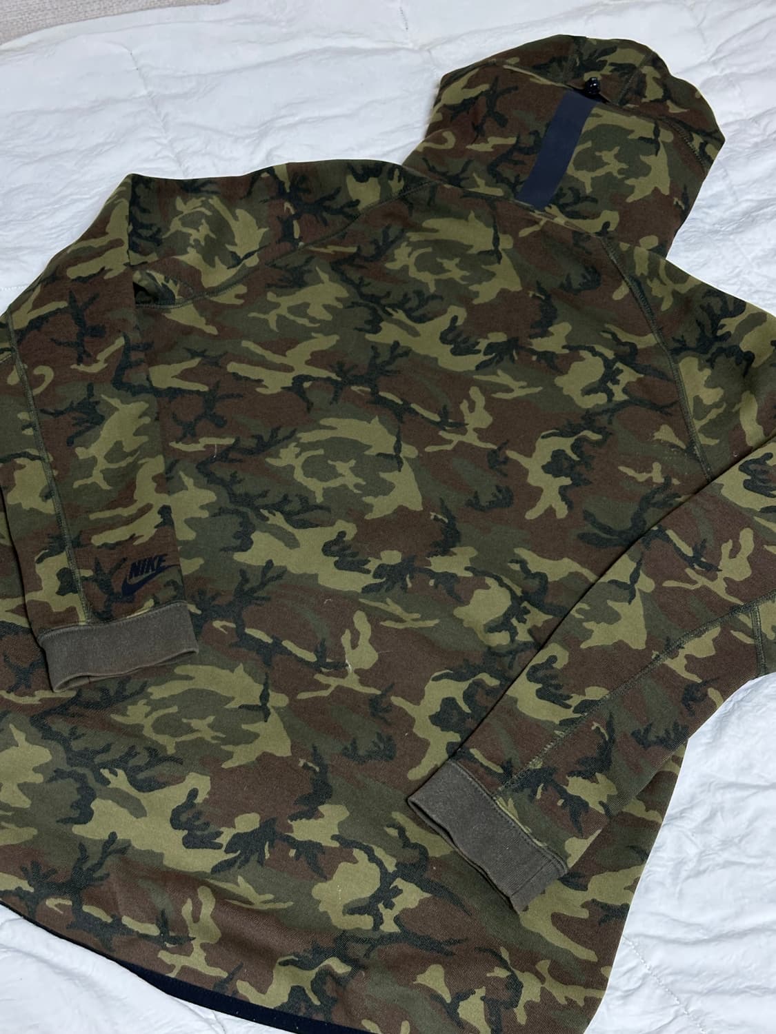 나이키  카모 테크플리스 후드 집업  라지 상품이미지3