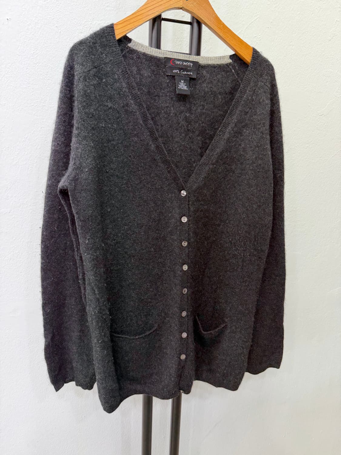 정품) 레드문 캐시미어100 가디건 M 상품이미지2