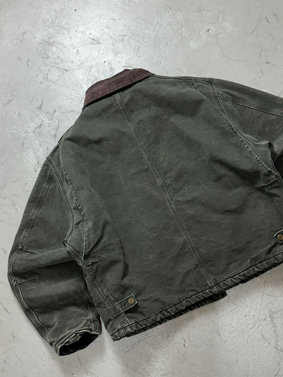 00's OG USA 칼하트 J22 아크틱 칼하트 모스그린 디트로이트 상품이미지6