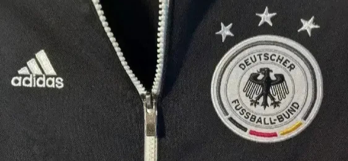 아디다스 독일 블랙 저지 져지집업 100/L 상품이미지2