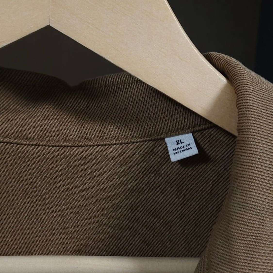 105 Uniqlo 유니클로U 르메르 자켓 카키 브라운 루즈핏 상품이미지6