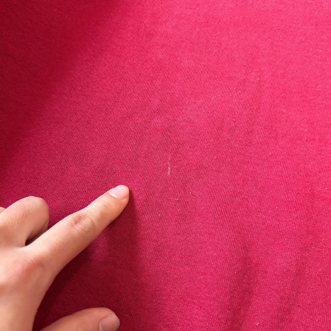 90s Russell 90년대 미국 생산 러셀 블랭크 레드 스웻셔츠 상품이미지6