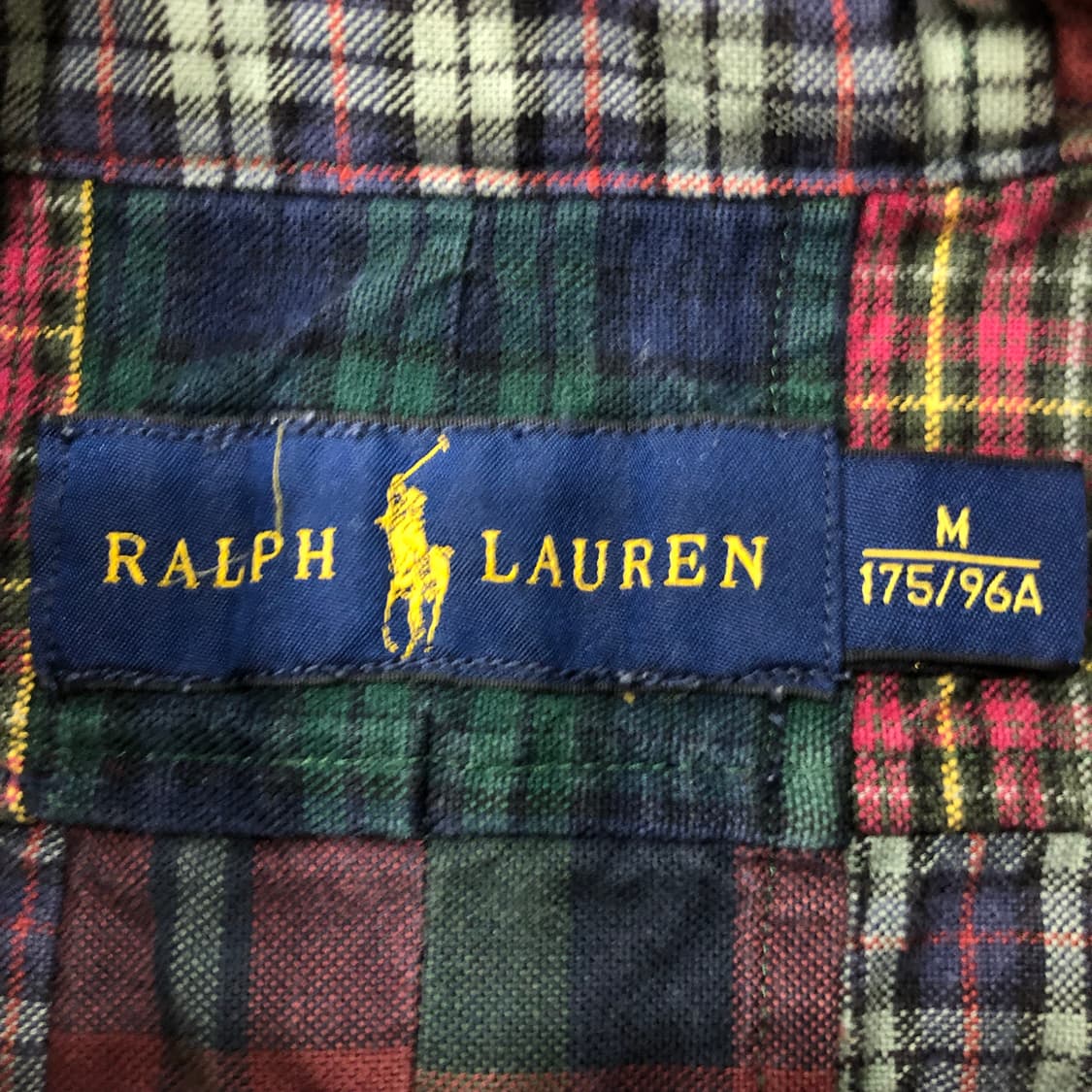 폴로 랄프로렌 패치워크 마드라스 셔츠 상품이미지4