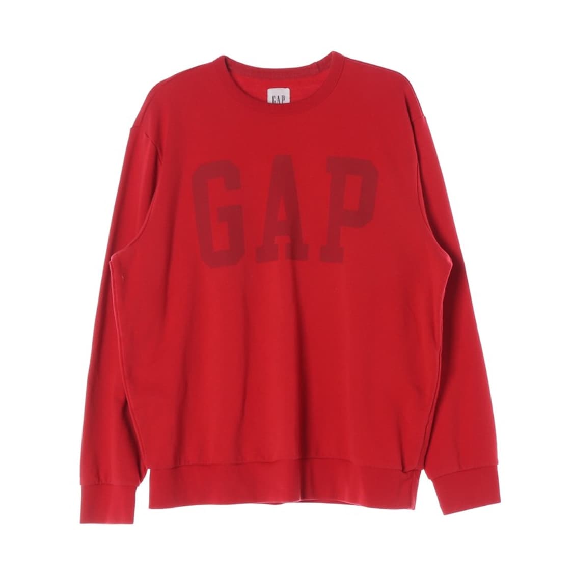 GAP 로고 레드 루즈핏 맨투맨 XL 상품이미지1