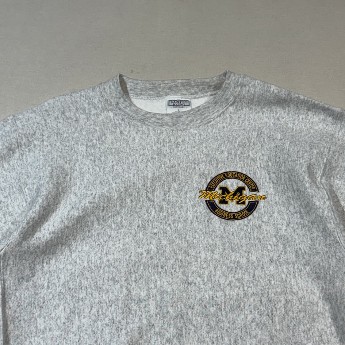 L) 90s USA SANTEE 헤비웨이트 리버스위브 맨투맨 상품이미지3