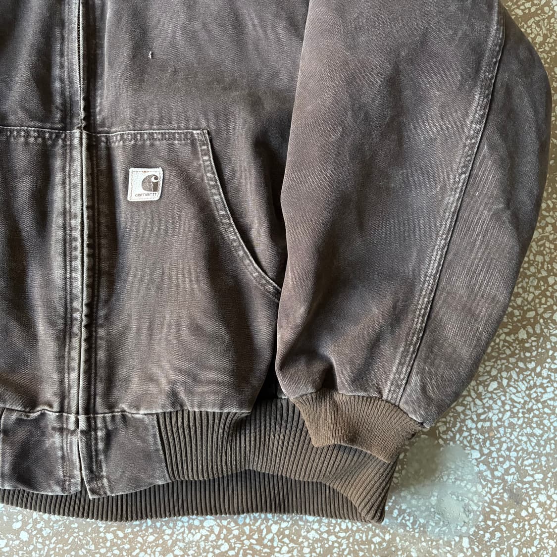 칼하트 J130 다크브라운 덕 액티브 자켓 상품이미지4