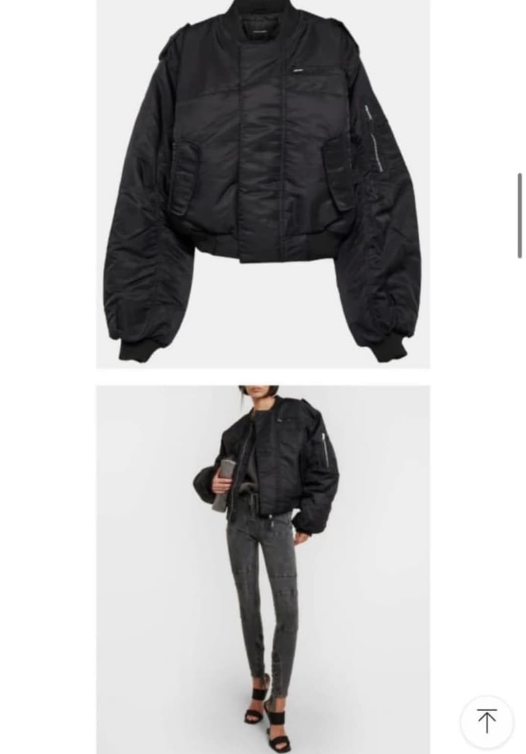 entire studio 엔타이어 스튜디오 a2 봄버 상품이미지2