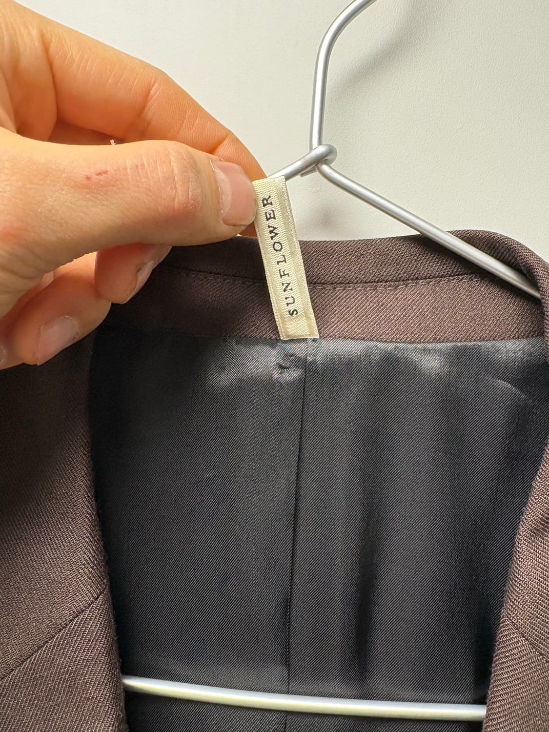 SUNFLOWER 선플라워 블레이져 브라운 48사이즈 상품이미지3