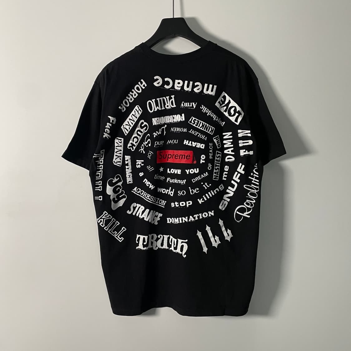 21ss 슈프림 스파이럴 로고 반팔티 (on.472)   상품이미지1