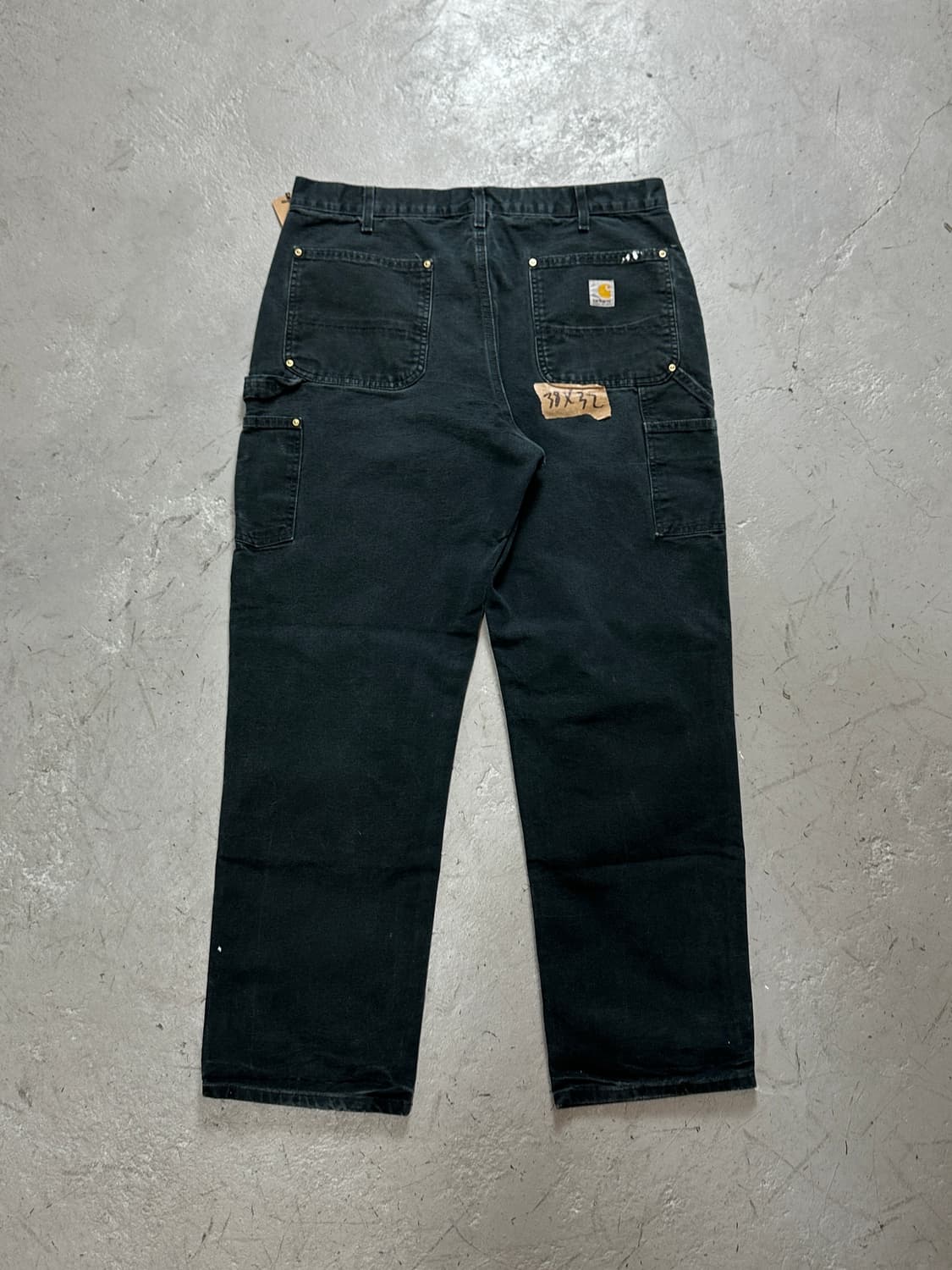 OG 칼하트 B01 더블니 블랙 칼하트 썩블니 워크팬츠 상품이미지3