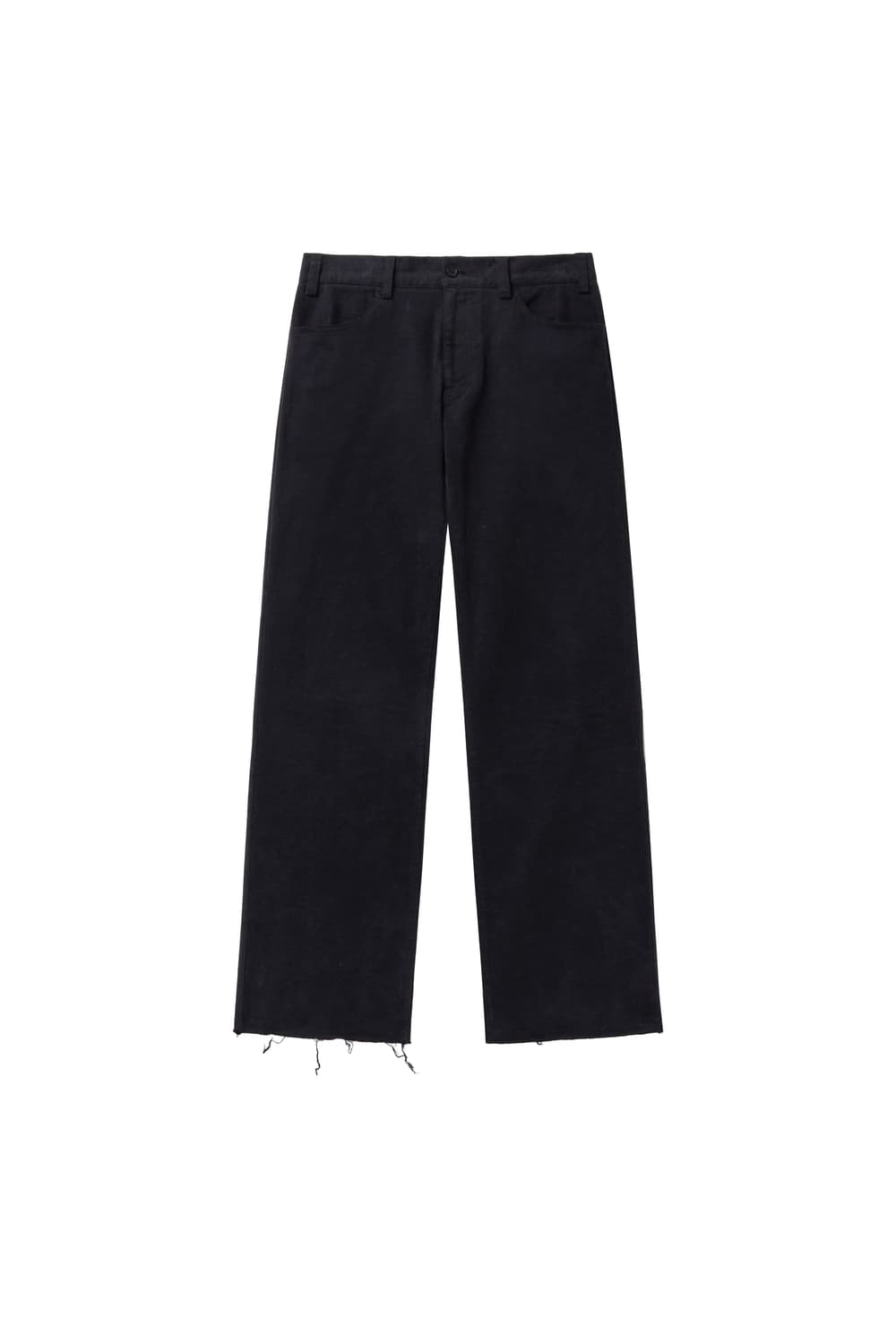 A.ta PEACHED FLARE PANTS (BLACK) 상품이미지2