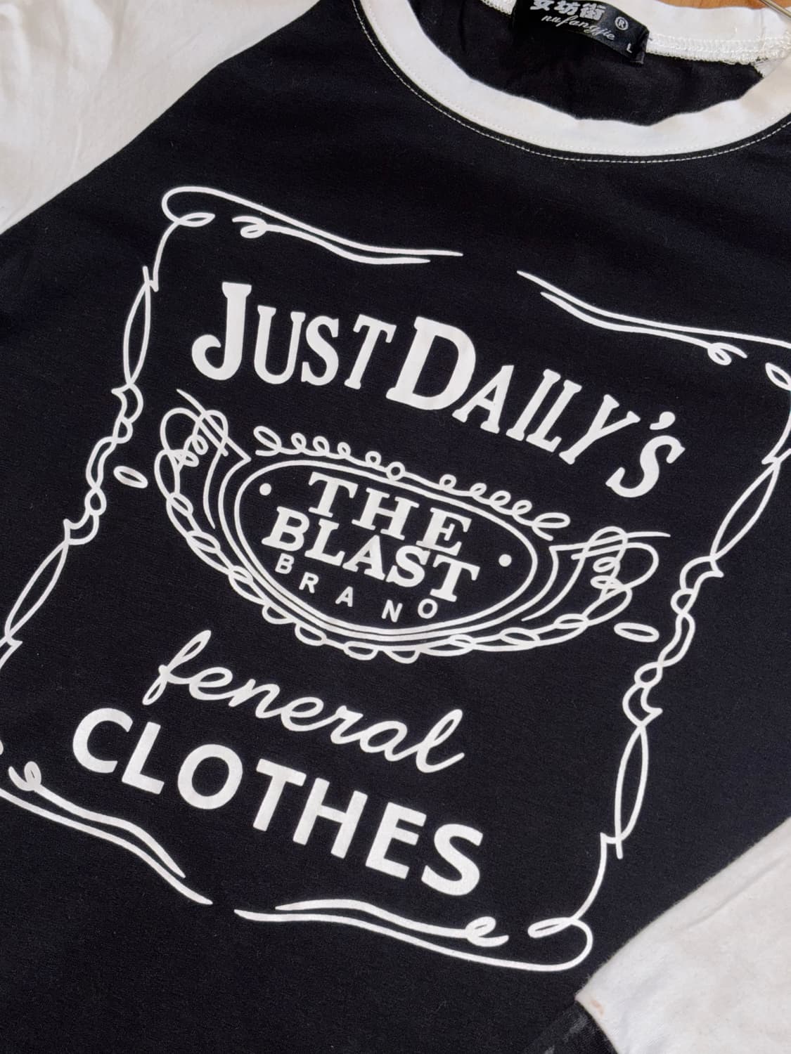 빈티지 사선 언발 나그랑 슬리브 y2k 와투케 상품이미지2