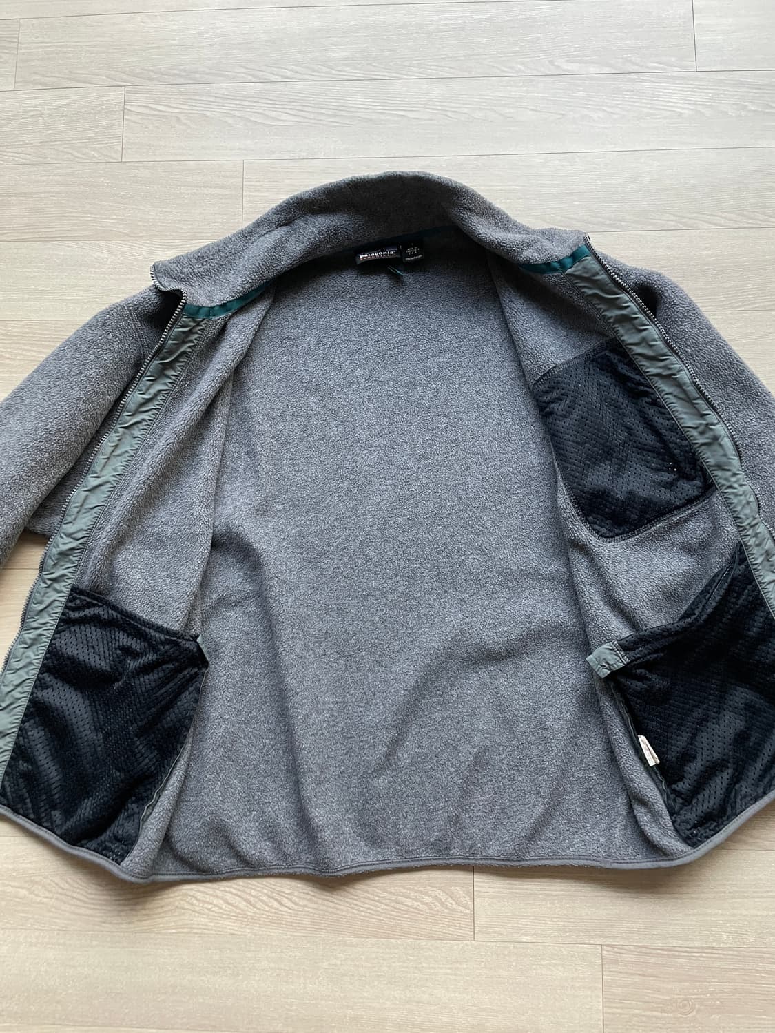 90s 파타고니아 신칠라 그레이 플리스 자켓 상품이미지7