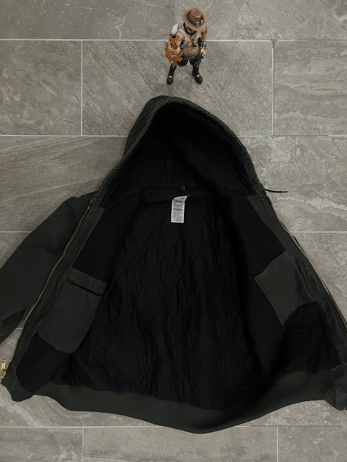 (XL) 칼하트 후드 덕 액티브 자켓 J130 MOS 모스그린 상품이미지3
