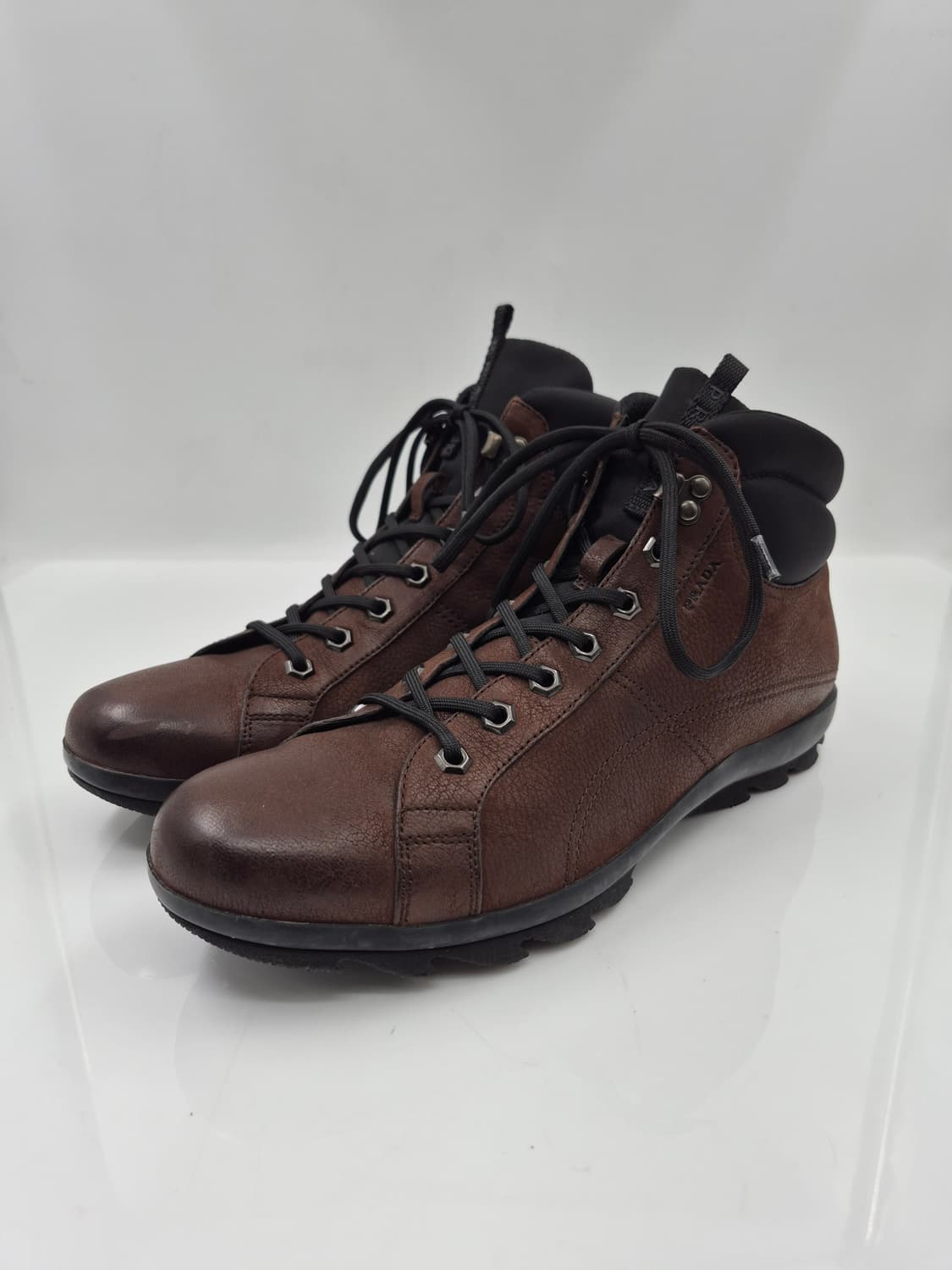 프라다 브라운 하이킹 부츠 상품이미지2