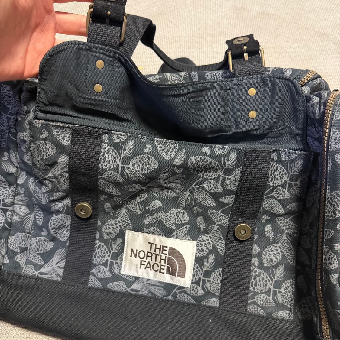 노스페이스 화이트라벨 패턴 더블백 상품이미지9