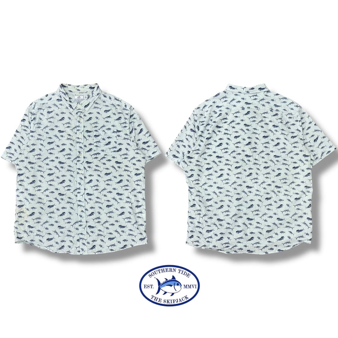 southern tide 시어서커 하프셔츠 s06267 상품이미지1