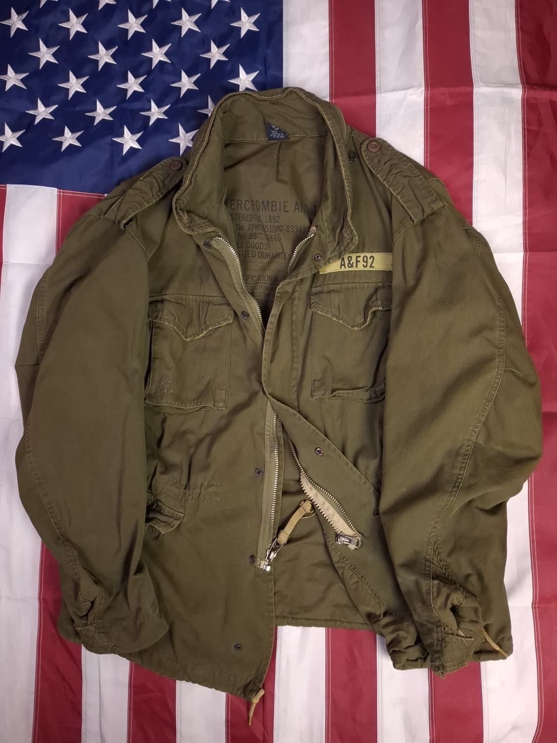 오리지날 아베크롬비 밀리터리 M-65 필드야상 상품이미지1