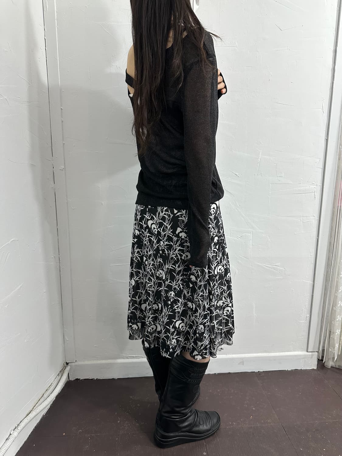panda midi skirt 상품이미지3