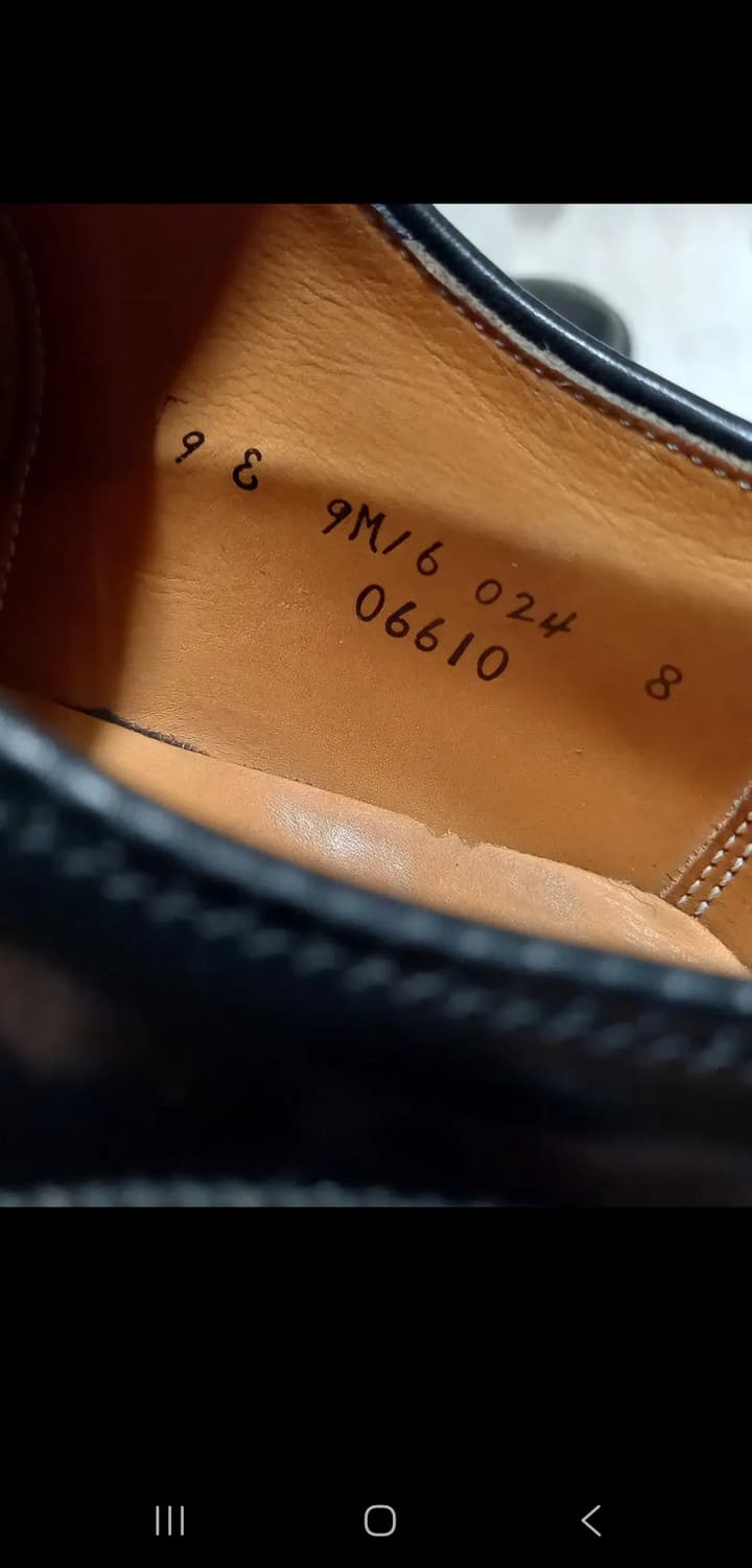 [판매] alden 9741 알든 9741 쉘 코도반 윙팁 발모랄 9 E 상품이미지9