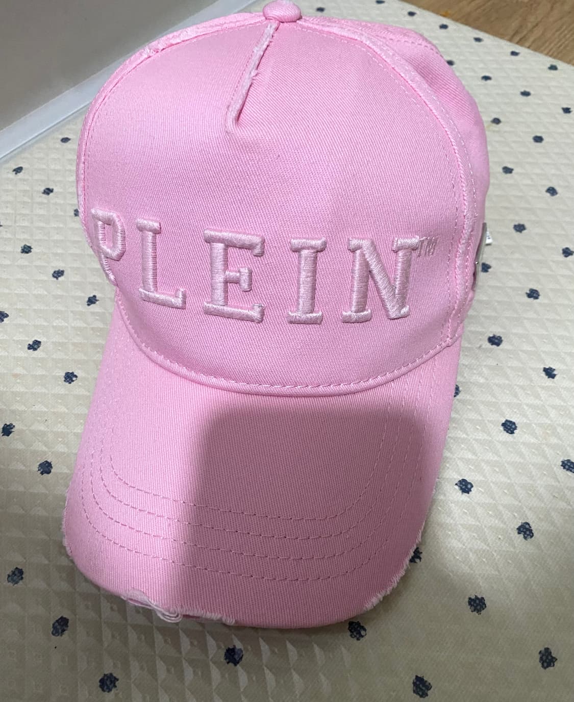 필립플레인 핑크 볼캡 모자 상품이미지3